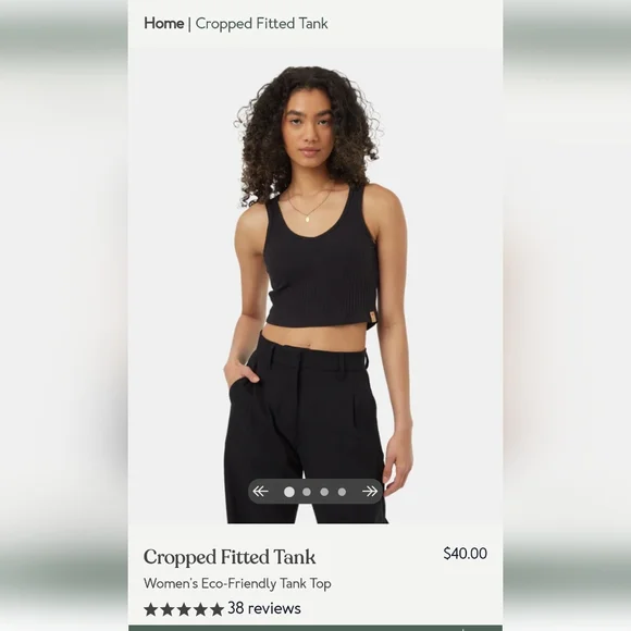 Tentree Cropped Tank - Picture 6 of 6